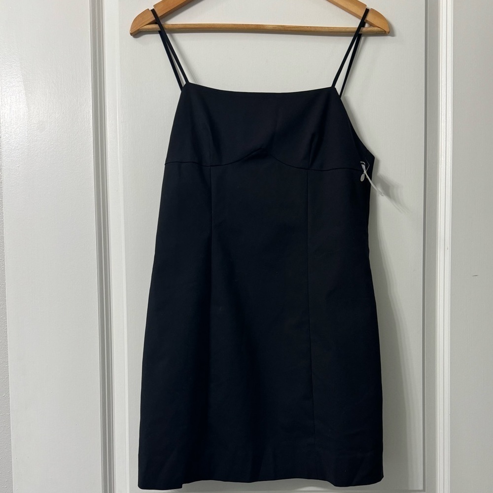 & other stories NWT little black dress classic 8 straight mini